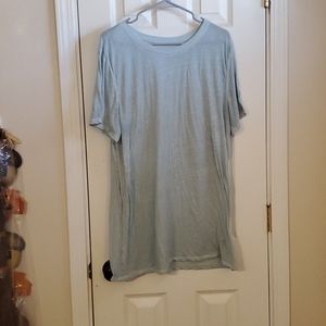Light blue & green shirt torrid size 2